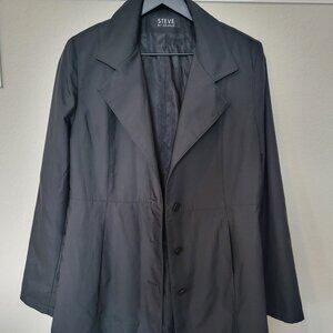 Steve by Searle Black Coat Jacket 10P